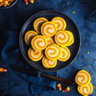 Candy Corn Swirl Cookies