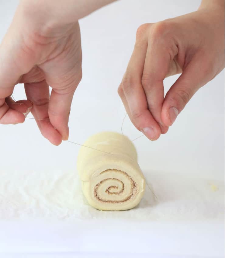 Cutting puff pastry