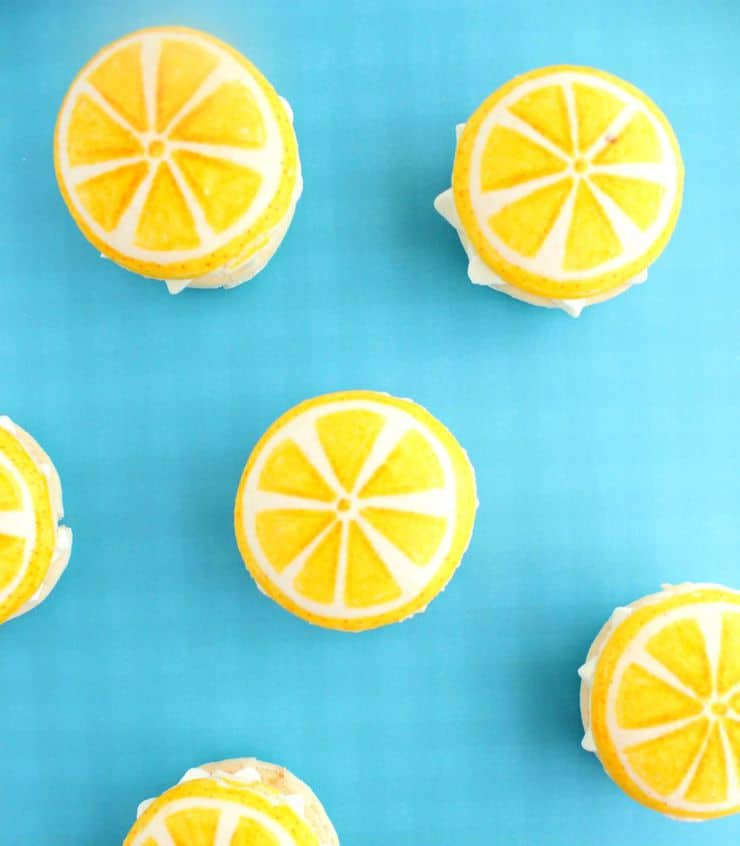 Easy lemon macarons from The Simple, Sweet Life