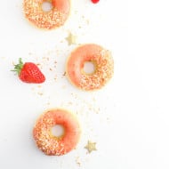 Pineapple Strawberry Doughnuts