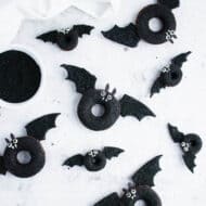 Halloween Bat Doughnuts