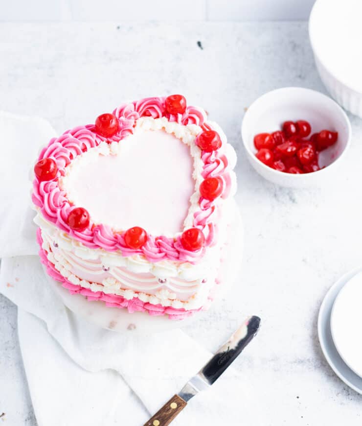 Send Multicolored Heart Shape Cake online to Guwahati-sgquangbinhtourist.com.vn